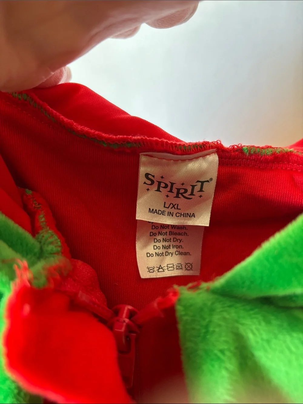 Spirit Red and Green Holiday Elf Jumpsuit - Picture 6 of 11